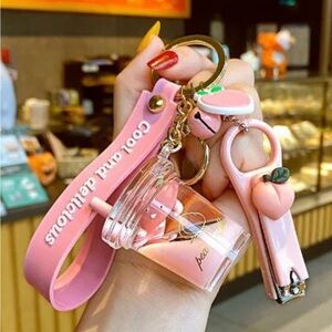 Women’s keychain cute pink